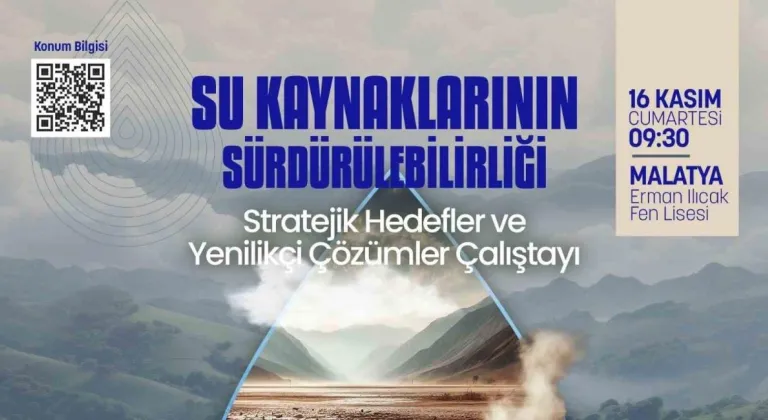 Malatya'da Su Kaynaklarının Sürdürülebilirliği İçin Çalıştay